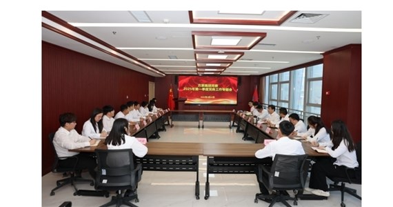 集團(tuán)黨委召開2025年一季度黨務(wù)工作專題會