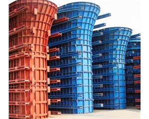 異形模板、貝雷梁、鋼管柱