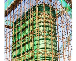 異形模板、貝雷梁、鋼管柱