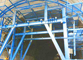 液壓電纜槽臺車、液壓鋪掛臺車、噴淋臺車